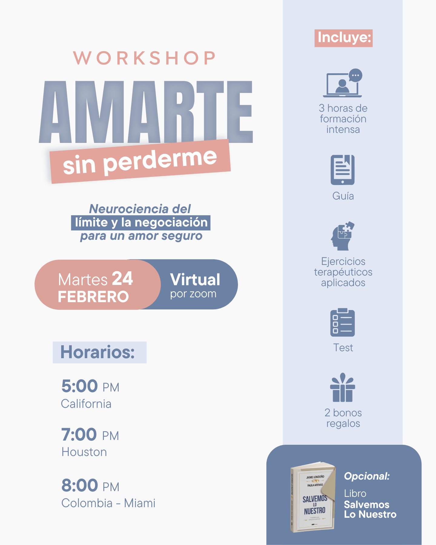 AMARTE SIN PERDERME I WORKSHOP