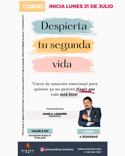 CURSO:  Despierta tu segunda vida