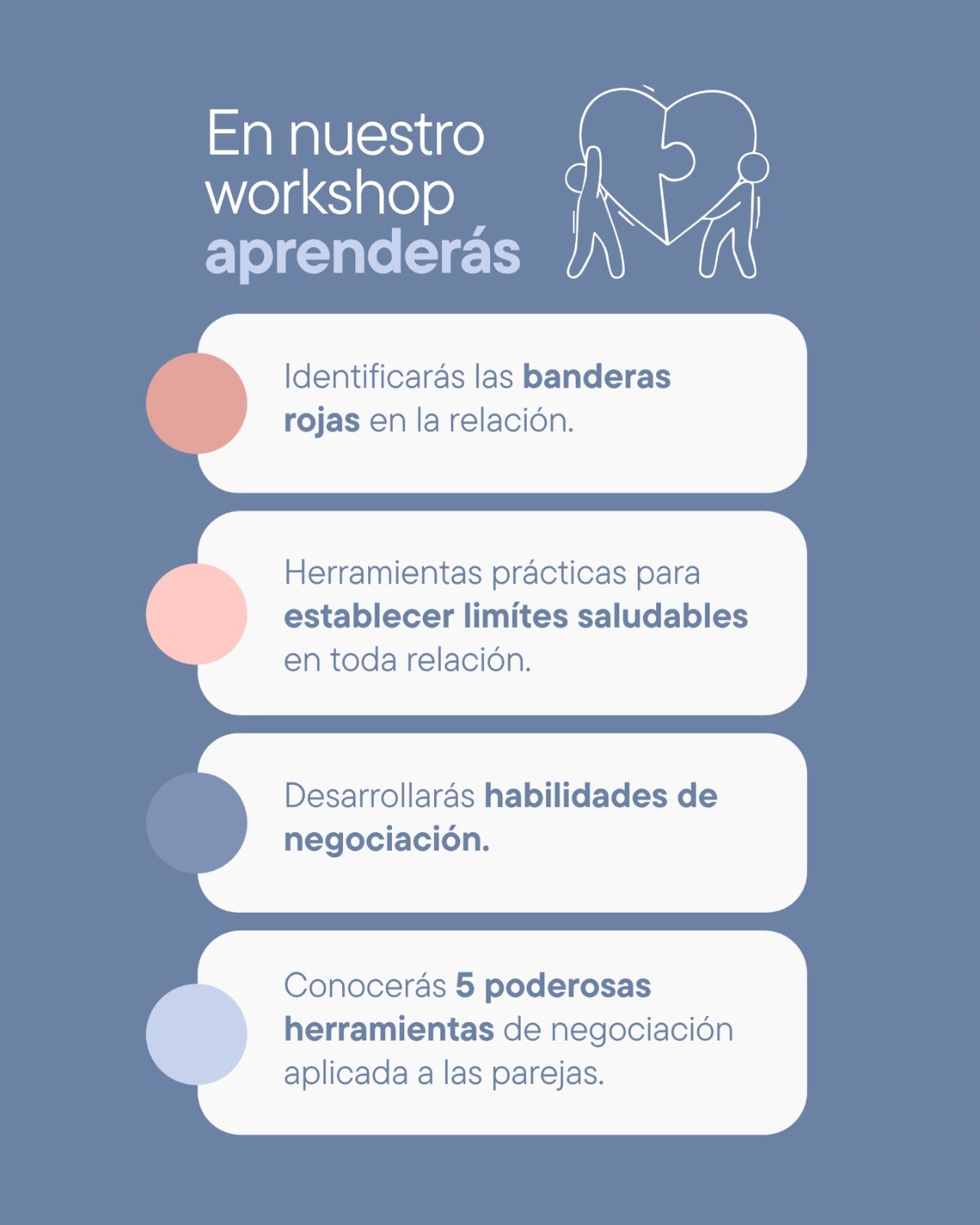 AMARTE SIN PERDERME I WORKSHOP