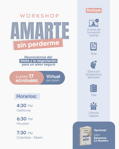 AMARTE SIN PERDERME I WORKSHOP